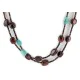 2 Strand Certified Authentic Navajo .925 Sterling Silver Natural Tigers Eye Heishi Native American Necklace 15269-16 2 Strand Certified Authentic Navajo .925 Sterling Silver Natural Tigers Eye Heishi Native American Necklace 15269-16