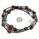 2 Strand Certified Authentic Navajo .925 Sterling Silver Natural Tigers Eye Heishi Native American Necklace 15269-16 2 Strand Certified Authentic Navajo .925 Sterling Silver Natural Tigers Eye Heishi Native American Necklace 15269-16