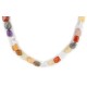 Certified Authentic Navajo .925 Sterling Silver Natural Multicolor Stones Quartz Amethyst Agate Native American Necklace 25310-1 Certified Authentic Navajo .925 Sterling Silver Natural Multicolor Stones Quartz Amethyst Agate Native American Necklace 25310-1
