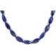 Certified Authentic Navajo .925 Sterling Silver Natural Lapis Lazuli Heishi Native American Necklace 25315