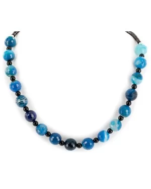 Certified Authentic Navajo .925 Sterling Silver Black Onyx Heishi Dyed Agate Native American Necklace 25308-1 Certified Authentic Navajo .925 Sterling Silver Black Onyx Heishi Dyed Agate Native American Necklace 25308-1