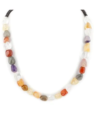 Certified Authentic Navajo .925 Sterling Silver Natural Multicolor Stones Quartz Amethyst Agate Native American Necklace 25310-1 Certified Authentic Navajo .925 Sterling Silver Natural Multicolor Stones Quartz Amethyst Agate Native American Necklace 25310-1