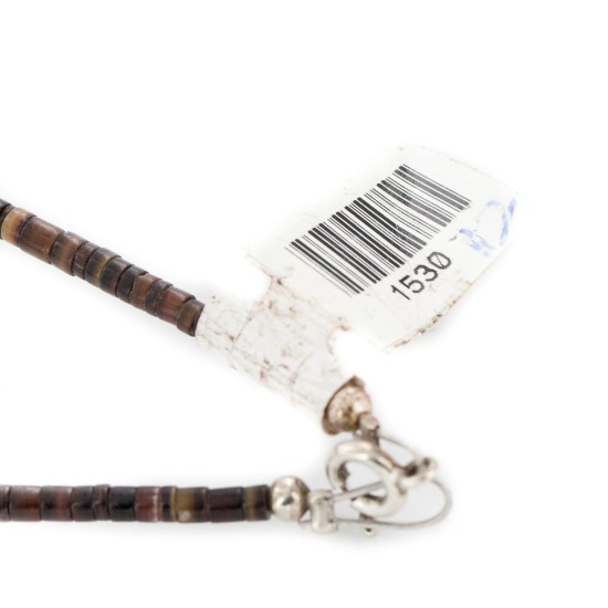 3 Strand Navajo .925 Sterling Silver Turquoise Amethyst Tigers Eye Jade Lapis Necklace NB160108033848