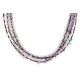 3 Strand Certified Authentic Navajo .925 Sterling Silver Natural Turquoise and Amethyst Native American Necklace 15980-2 3 Strand Certified Authentic Navajo .925 Sterling Silver Natural Turquoise and Amethyst Native American Necklace 15980-2
