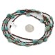 3 Strand Certified Authentic Navajo .925 Sterling Silver Natural Turquoise Native American Necklace 15585-81 3 Strand Certified Authentic Navajo .925 Sterling Silver Natural Turquoise Native American Necklace 15585-81