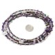 3 Strand Certified Authentic .925 Sterling Silver Navajo Natural Turquoise and Amethyst Native American Necklace 15984-41 3 Strand Certified Authentic .925 Sterling Silver Navajo Natural Turquoise and Amethyst Native American Necklace 15984-41