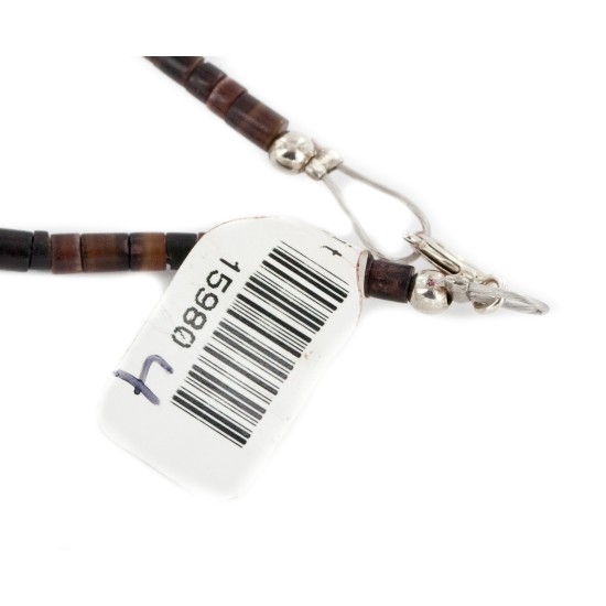 3 Strand Certified Authentic .925 Sterling Silver Navajo Natural Turquoise and Amethyst Native American Necklace 15984-41 3 Strand Certified Authentic .925 Sterling Silver Navajo Natural Turquoise and Amethyst Native American Necklace 15984-41
