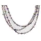 3 Strand Certified Authentic .925 Sterling Silver Navajo Natural Turquoise and Amethyst Native American Necklace 15401-30 3 Strand Certified Authentic .925 Sterling Silver Navajo Natural Turquoise and Amethyst Native American Necklace 15401-30