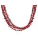 3 Strand Certified Authentic Navajo .925 Sterling Silver Natural Turquoise Coral Native American Necklace 750158-0
