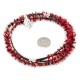 3 Strand Certified Authentic Navajo .925 Sterling Silver Natural Turquoise Coral Native American Necklace 750158-0