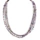 3 Strand Certified Authentic Navajo .925 Sterling Silver Natural Turquoise and Amethyst Native American Necklace 15980-2 3 Strand Certified Authentic Navajo .925 Sterling Silver Natural Turquoise and Amethyst Native American Necklace 15980-2