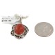 Certified Authentic Navajo .925 Sterling Silver Natural Red Jasper Native American Necklace 12908-6