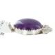 Certified Authentic Navajo .925 Sterling Silver Natural Sugilite Native American Necklace 12909-3