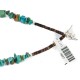 Certified Authentic Navajo Nickel Natural Turquoise Native American Necklace 12911-3-1607-71 Certified Authentic Navajo Nickel Natural Turquoise Native American Necklace 12911-3-1607-71