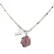 .925 Sterling Silver Certified Authentic Navajo Natural Charoite Native American Necklace 12908-9 .925 Sterling Silver Certified Authentic Navajo Natural Charoite Native American Necklace 12908-9