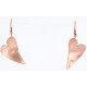 HEART Certified Authentic Navajo Handstamped Real Handmade Copper Native American Earrings 390820356466