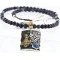 12kt Gold Filled .925 Sterling Silver Handmade Certified Authentic Navajo Lady Weaving Rug LAPIS Native American Necklace 390841580867