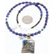 12kt Gold Filled .925 Sterling Silver Handmade NAVAJO LADY WEAVING RUG Certified Authentic Turquoise Native American Necklace 371010713055