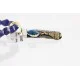 12kt Gold Filled .925 Sterling Silver Handmade NAVAJO LADY WEAVING RUG Certified Authentic Turquoise Native American Necklace 371010713055