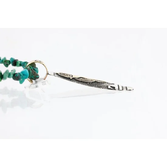 12kt Gold Filled .925 Sterling Silver Handmade Rose Certified Authentic Navajo Turquoise Native American Necklace 390809336263 12kt Gold Filled .925 Sterling Silver Handmade Rose Certified Authentic Navajo Turquoise Native American Necklace 390809336263