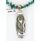 12kt Gold Filled .925 Sterling Silver Handmade Rose Certified Authentic Navajo Turquoise Native American Necklace 390809336263