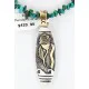 12kt Gold Filled .925 Sterling Silver Handmade Rose Certified Authentic Navajo Turquoise Native American Necklace 390809336263 12kt Gold Filled .925 Sterling Silver Handmade Rose Certified Authentic Navajo Turquoise Native American Necklace 390809336263