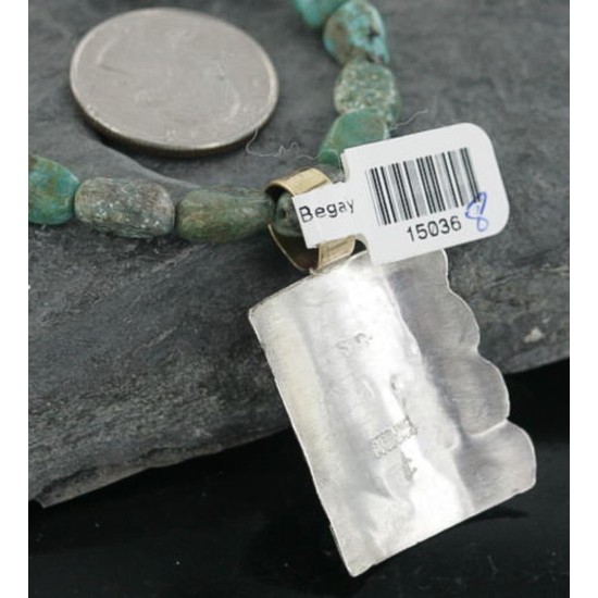 12kt Gold Filled .925 Sterling Silver Handmade Storyteller Certified Authentic Navajo Turquoise Native American Necklace 390674055440 12kt Gold Filled .925 Sterling Silver Handmade Storyteller Certified Authentic Navajo Turquoise Native American Necklace 390674055440