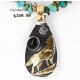 12kt Gold Filled .925 Sterling Silver Handmade Wolf and Moon Certified Authentic Navajo Black Onyx Native American Necklace 390829178503