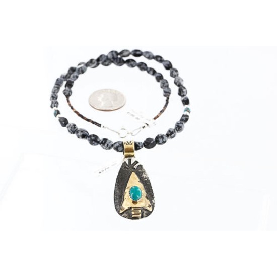 12kt Gold Filled and .925 Sterling Silver Handmade Arrow Certified Authentic Navajo Turquoise Native American Necklace 390772663727 12kt Gold Filled and .925 Sterling Silver Handmade Arrow Certified Authentic Navajo Turquoise Native American Necklace 390772663727
