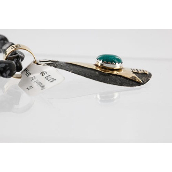 12kt Gold Filled and .925 Sterling Silver Handmade Arrow Certified Authentic Navajo Turquoise Native American Necklace 390772663727 12kt Gold Filled and .925 Sterling Silver Handmade Arrow Certified Authentic Navajo Turquoise Native American Necklace 390772663727