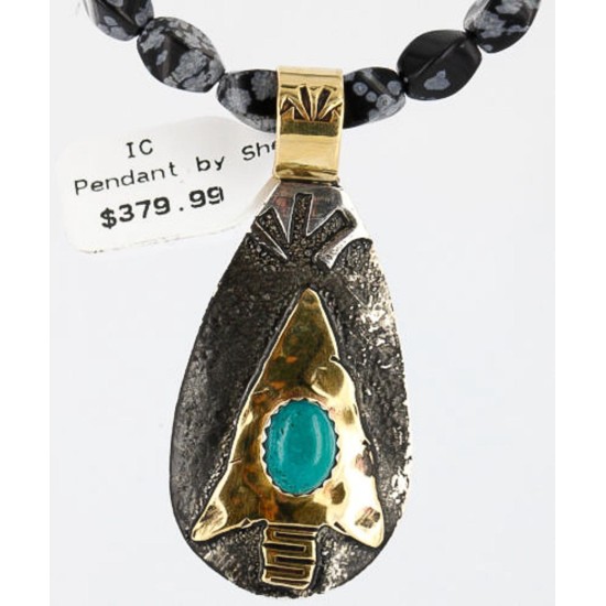 12kt Gold Filled and .925 Sterling Silver Handmade Arrow Certified Authentic Navajo Turquoise Native American Necklace 390772663727 12kt Gold Filled and .925 Sterling Silver Handmade Arrow Certified Authentic Navajo Turquoise Native American Necklace 390772663727