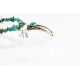 12kt Gold Filled and .925 Sterling Silver Handmade Arrow Certified Authentic Navajo Turquoise Native American Necklace 390824715198