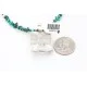 12kt Gold Filled and .925 Sterling Silver Handmade Arrow Certified Authentic Navajo Turquoise Native American Necklace 390824715198