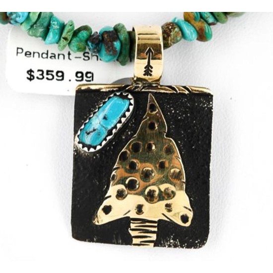 12kt Gold Filled and .925 Sterling Silver Handmade Arrow Certified Authentic Navajo Turquoise Native American Necklace 390828243778 12kt Gold Filled and .925 Sterling Silver Handmade Arrow Certified Authentic Navajo Turquoise Native American Necklace 390828243778