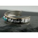 12kt Gold Filled and .925 Sterling Silver Handmade Buffalo Certified Authentic Navajo Turquoise Native American Bracelet 370915678143