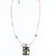 12kt Gold Filled and .925 Sterling Silver Handmade Buffalo Certified Authentic Navajo Turquoise Native American Necklace 370999768026