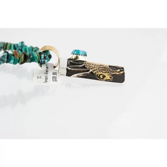12kt Gold Filled and .925 Sterling Silver Handmade Buffalo Certified Authentic Navajo Turquoise Native American Necklace 371017152280 12kt Gold Filled and .925 Sterling Silver Handmade Buffalo Certified Authentic Navajo Turquoise Native American Necklace 371017152280