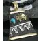 12kt Gold Filled and .925 Sterling Silver Handmade Buffalo Certified Authentic Navajo Turquoise Native American Necklace 390679406946