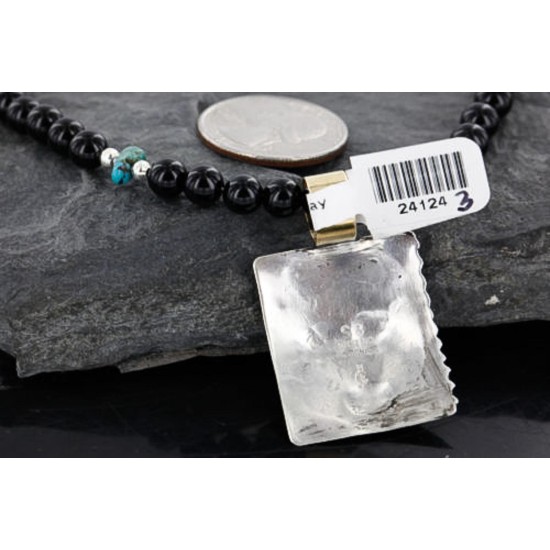 12kt Gold Filled and .925 Sterling Silver Handmade Buffalo Certified Authentic Navajo Turquoise Native American Necklace 390746119886 12kt Gold Filled and .925 Sterling Silver Handmade Buffalo Certified Authentic Navajo Turquoise Native American Necklace 390746119886
