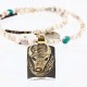 12kt Gold Filled and .925 Sterling Silver Handmade Buffalo Certified Authentic Navajo Turquoise Native American Necklace 390760793865