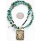 12kt Gold Filled and .925 Sterling Silver Handmade Buffalo Certified Authentic Navajo Turquoise Native American Necklace 390789397291