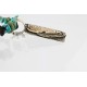 12kt Gold Filled and .925 Sterling Silver Handmade Buffalo Certified Authentic Navajo Turquoise Native American Necklace 390789397291