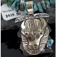 12kt Gold Filled and .925 Sterling Silver Handmade Buffalo Head Certified Authentic Navajo Turquoise Native American Necklace 390670133263