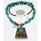 12kt Gold Filled and .925 Sterling Silver Handmade Butterfly Certified Authentic Navajo Turquoise Native American Necklace 371068675470