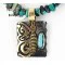 12kt Gold Filled and .925 Sterling Silver Handmade Butterfly Certified Authentic Navajo Turquoise Native American Necklace 390834920624