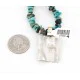 12kt Gold Filled and .925 Sterling Silver Handmade Butterfly Certified Authentic Navajo Turquoise Native American Necklace 390834920624
