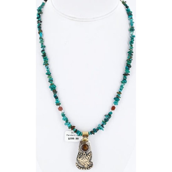 12kt Gold Filled and .925 Sterling Silver Handmade Dragonfly Certified Authentic Navajo Tigers Eye Native American Necklace 371034040820 12kt Gold Filled and .925 Sterling Silver Handmade Dragonfly Certified Authentic Navajo Tigers Eye Native American Necklace 371034040820