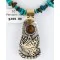 12kt Gold Filled and .925 Sterling Silver Handmade Dragonfly Certified Authentic Navajo Tigers Eye Native American Necklace 371034040820