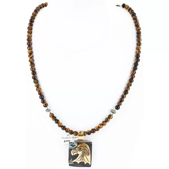 12kt Gold Filled and .925 Sterling Silver Handmade Eagle Certified Authentic Navajo Turquoise Native American Necklace 371009836570 12kt Gold Filled and .925 Sterling Silver Handmade Eagle Certified Authentic Navajo Turquoise Native American Necklace 371009836570