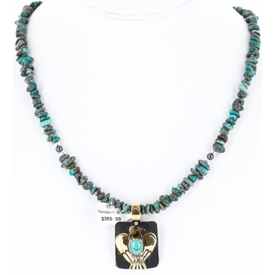 12kt Gold Filled and .925 Sterling Silver Handmade Eagle Certified Authentic Navajo Turquoise Native American Necklace 390841254641 12kt Gold Filled and .925 Sterling Silver Handmade Eagle Certified Authentic Navajo Turquoise Native American Necklace 390841254641